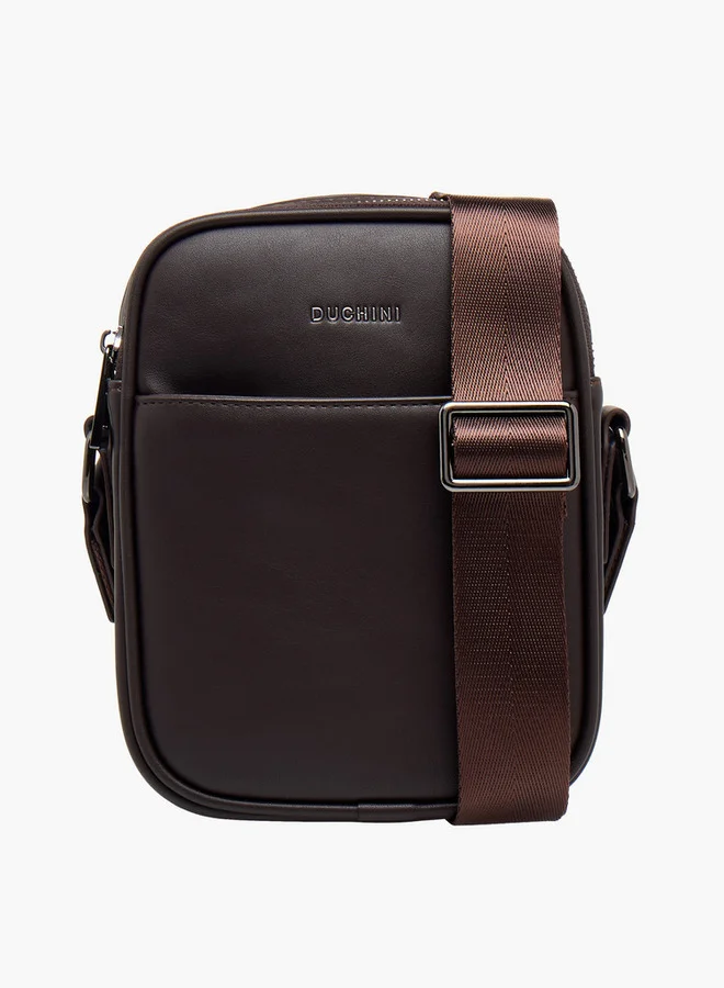 دوتشيني Men Adjustable Strap Crossbody Bag